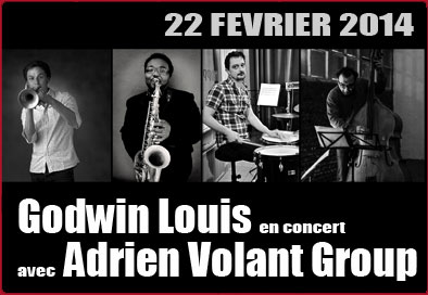 Louis Godwin en concert avec Adrien Volant Trio